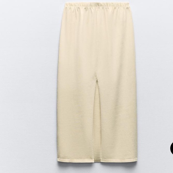 NWT ZARA long maxi slit skirt size small - Picture 4 of 8